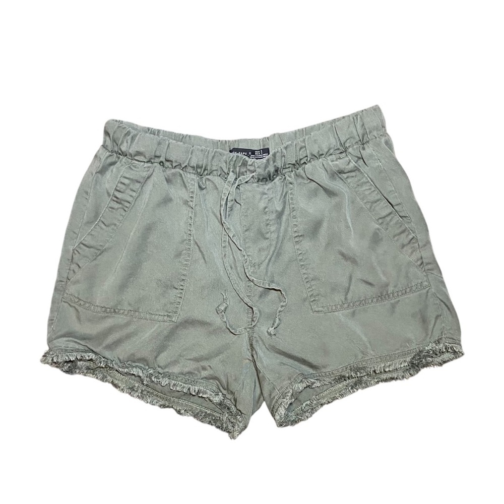 Green Utility Drawstring Shorts Size Small - Picture 1 of 6